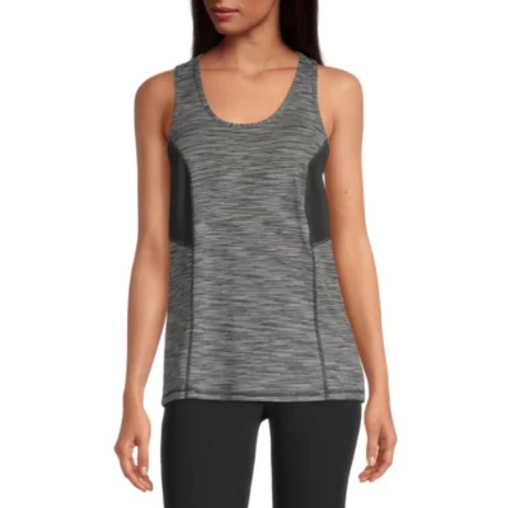 Xersion Womens Performance U Neck Sleeveless Tank Top Tall