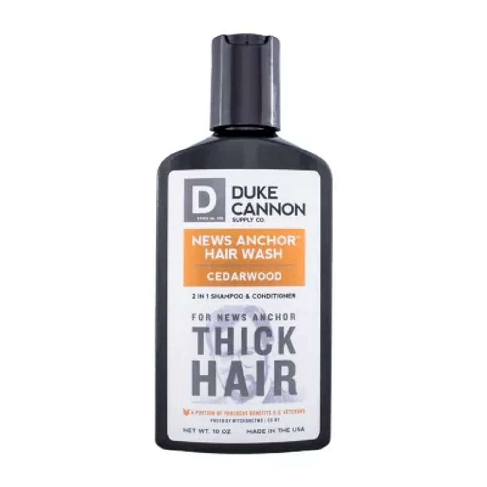 Duke Cannon News Anchor 2-In-1 - Cedarwood Shampoo 10 oz.