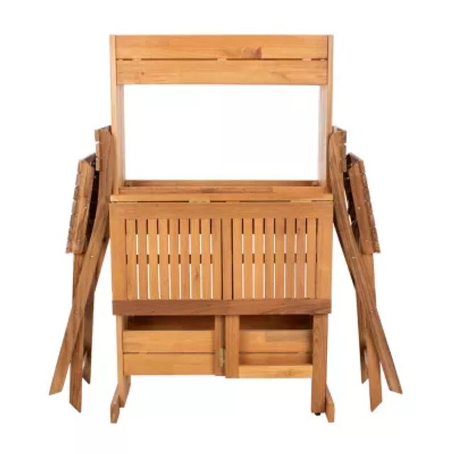 Barley Patio Collection 3-pc. Bistro Set Folding