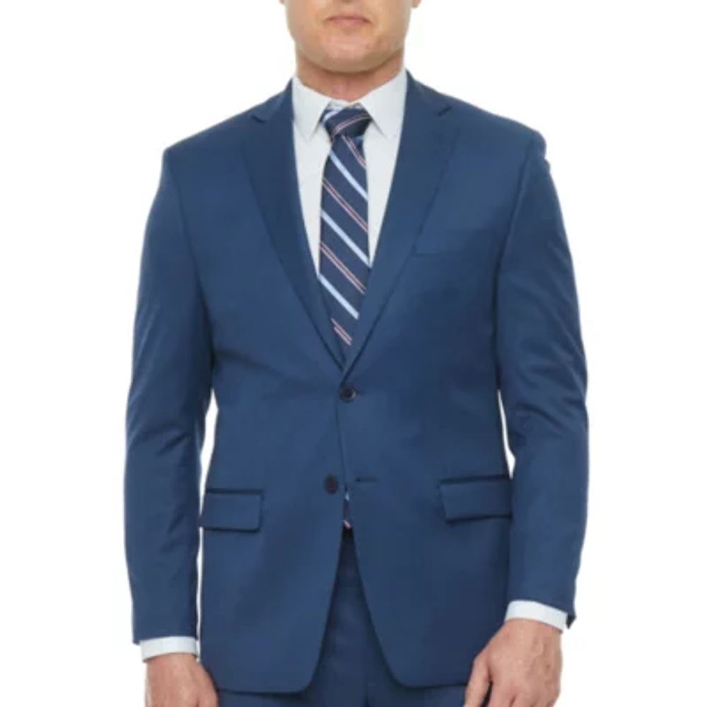 Collection By Michael Strahan Mens Classic Fit Grid Suit Jacket