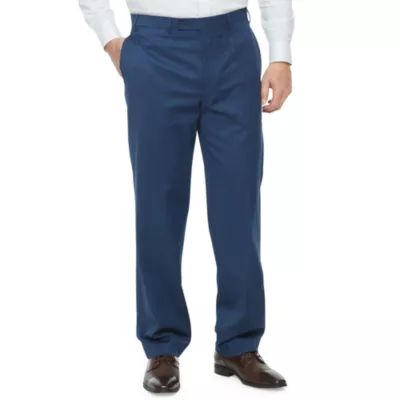 Collection By Michael Strahan Mens Grid Classic Fit Flat Front Suit Pant