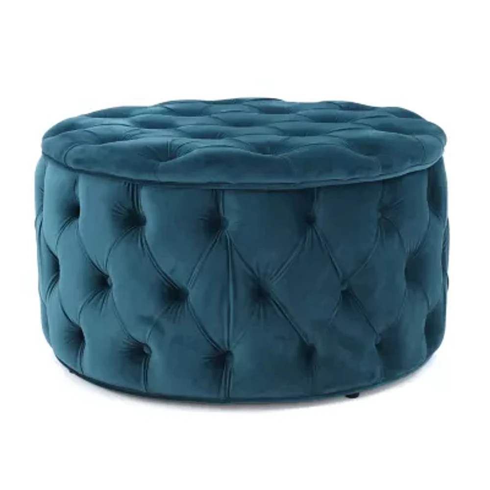 Zelfa Tufted Ottoman