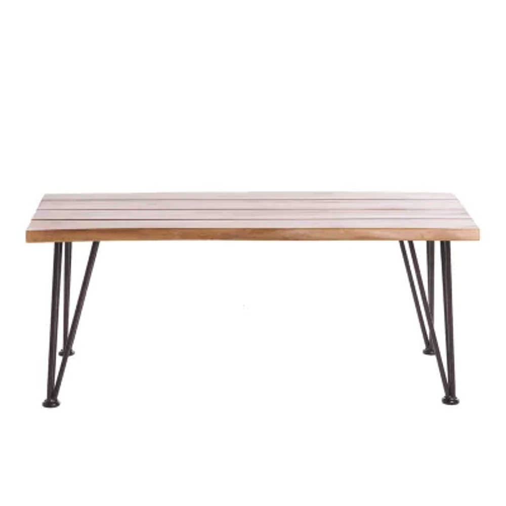 Zion Weather Resistant Iron Coffee Table