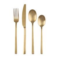 Cambridge Beacon Gold 16-pc. Flatware Set