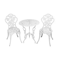 Sunnydaze Patio Collection 3-pc. Bistro Set Rust Resistant