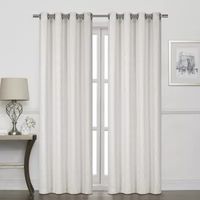 Regal Home Mackenna Jacquard Grommet Top Light-Filtering Set of 2 Curtain Panel