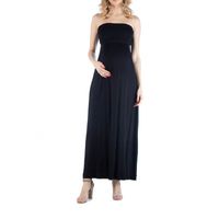 24/7 Comfort Apparel Sleeveless Empire Waist Maxi Dress