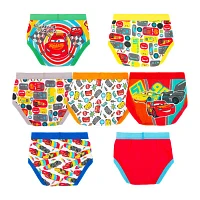 Toddler Boys Cars 7 Pack Briefs