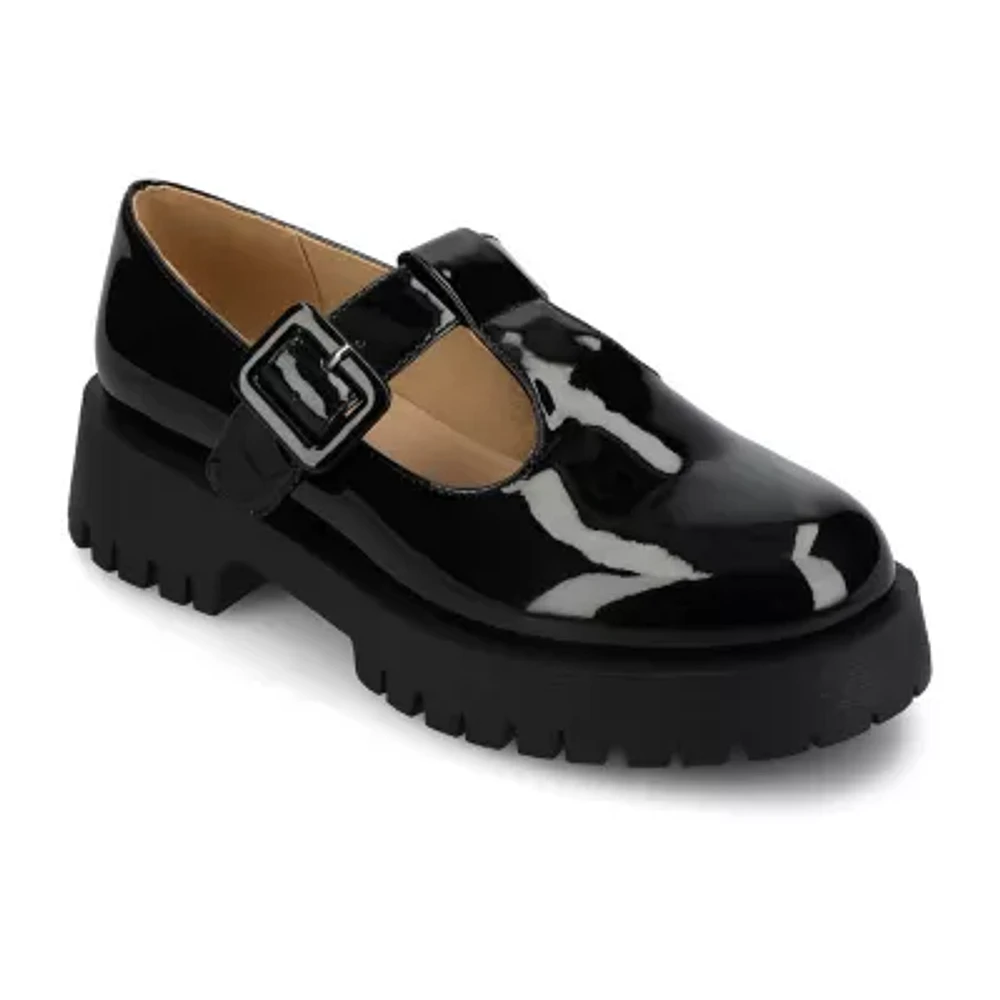 Journee Collection Suvi Womens Round Closed Toe Mary Jane Shoes