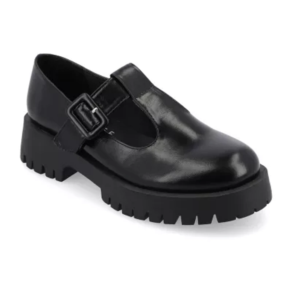 Journee Collection Suvi Womens Round Closed Toe Mary Jane Shoes