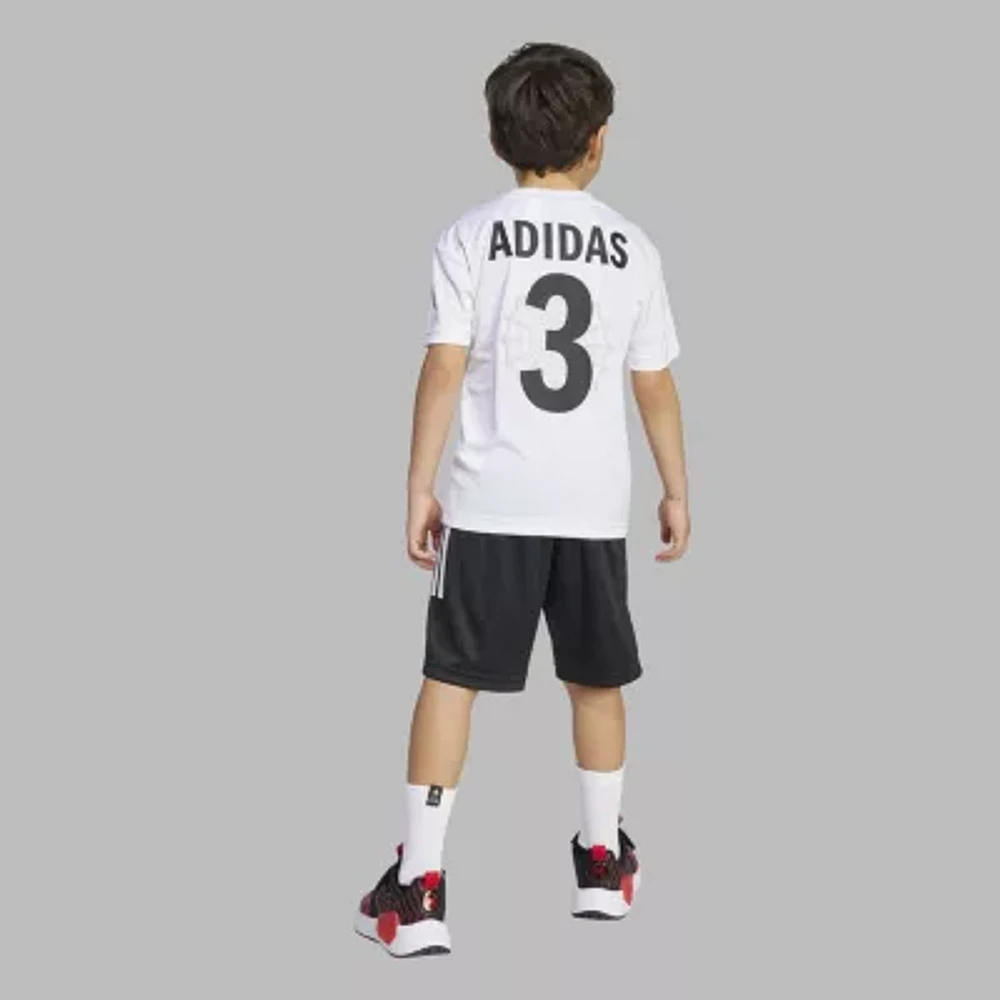 adidas Toddler & Little Unisex 2-pc. Spiderman Short Set