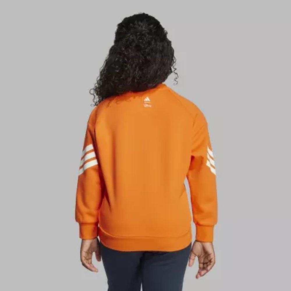 adidas Toddler & Little Unisex Crew Neck Long Sleeve Mickey Mouse Sweatshirt