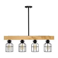 4 Light Farmhouse Beam Pendant