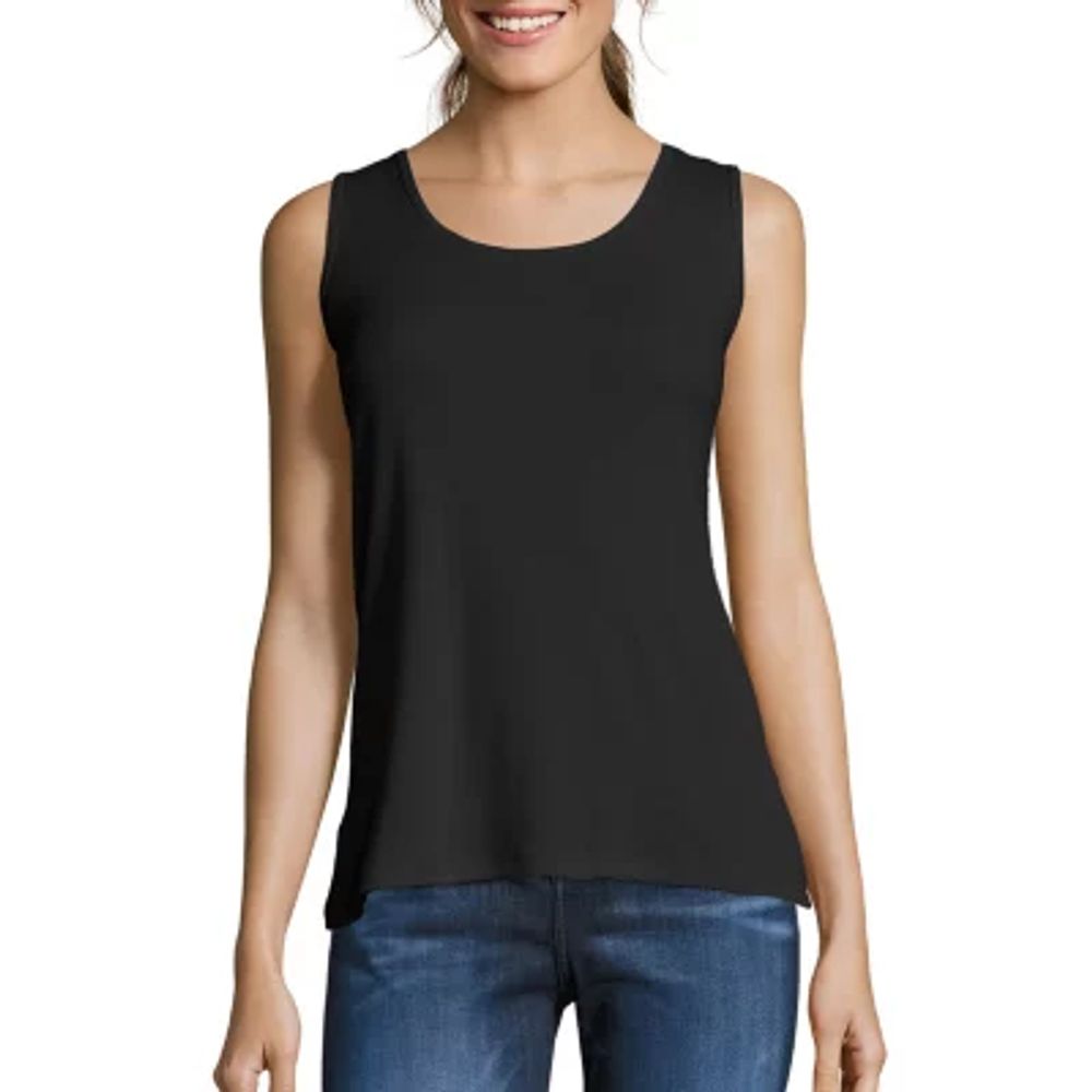 Hanes Women's Mini-Ribbed Cotton Tank