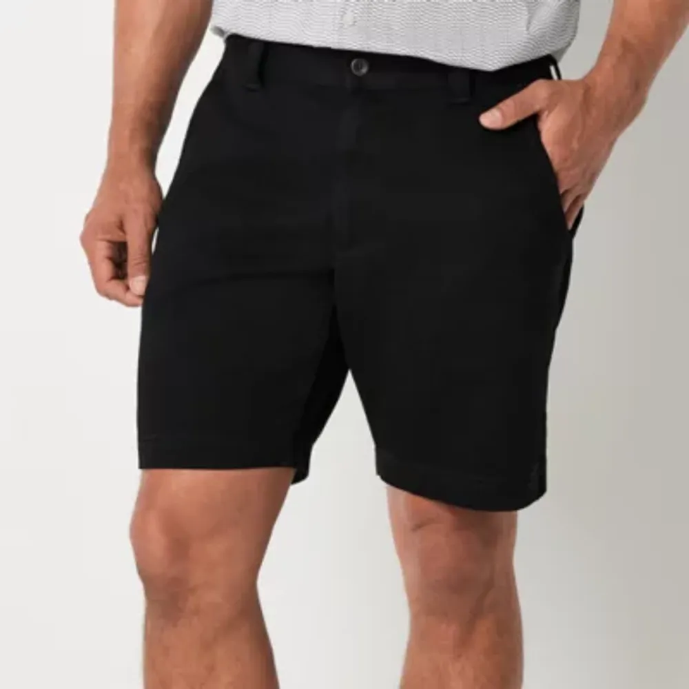 St. John's Bay Mens 9" Mid Rise Stretch Fabric Chino Short