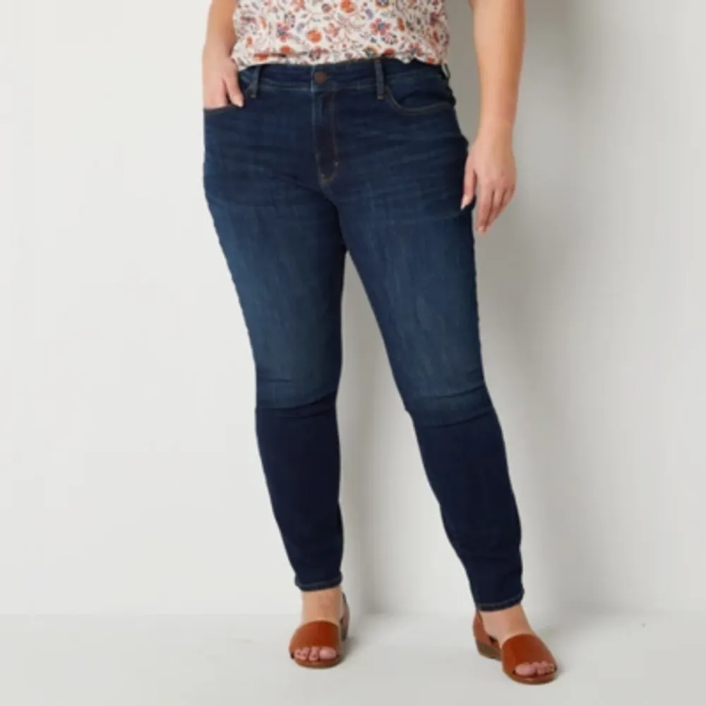 a.n.a Womens Curvy Fit Skinny Fit Plus Jean
