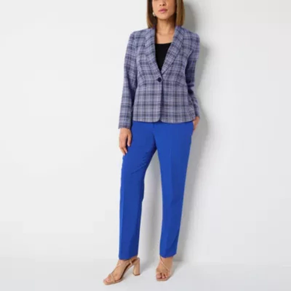 Black Label by Evan-Picone Tweed Womens Classic Fit Suit Jacket