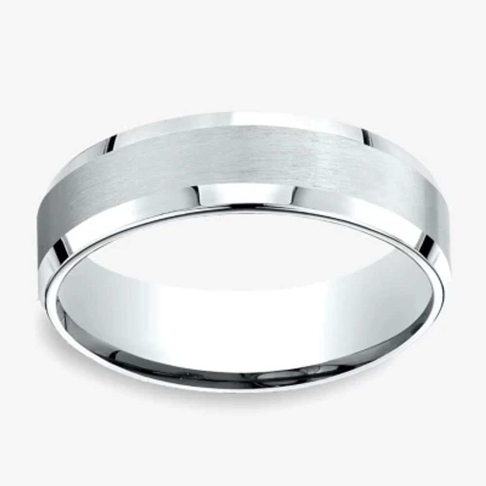 Mens 6MM 10K Gold Wedding Band