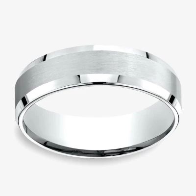 Mens 6MM 10K Gold Wedding Band