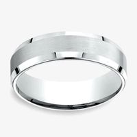 Mens 6MM 10K Gold Wedding Band