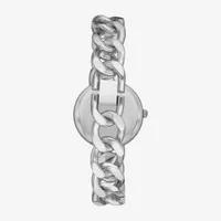Geneva Womens Crystal Accent Silver Tone Bracelet Watch Fmdjm261