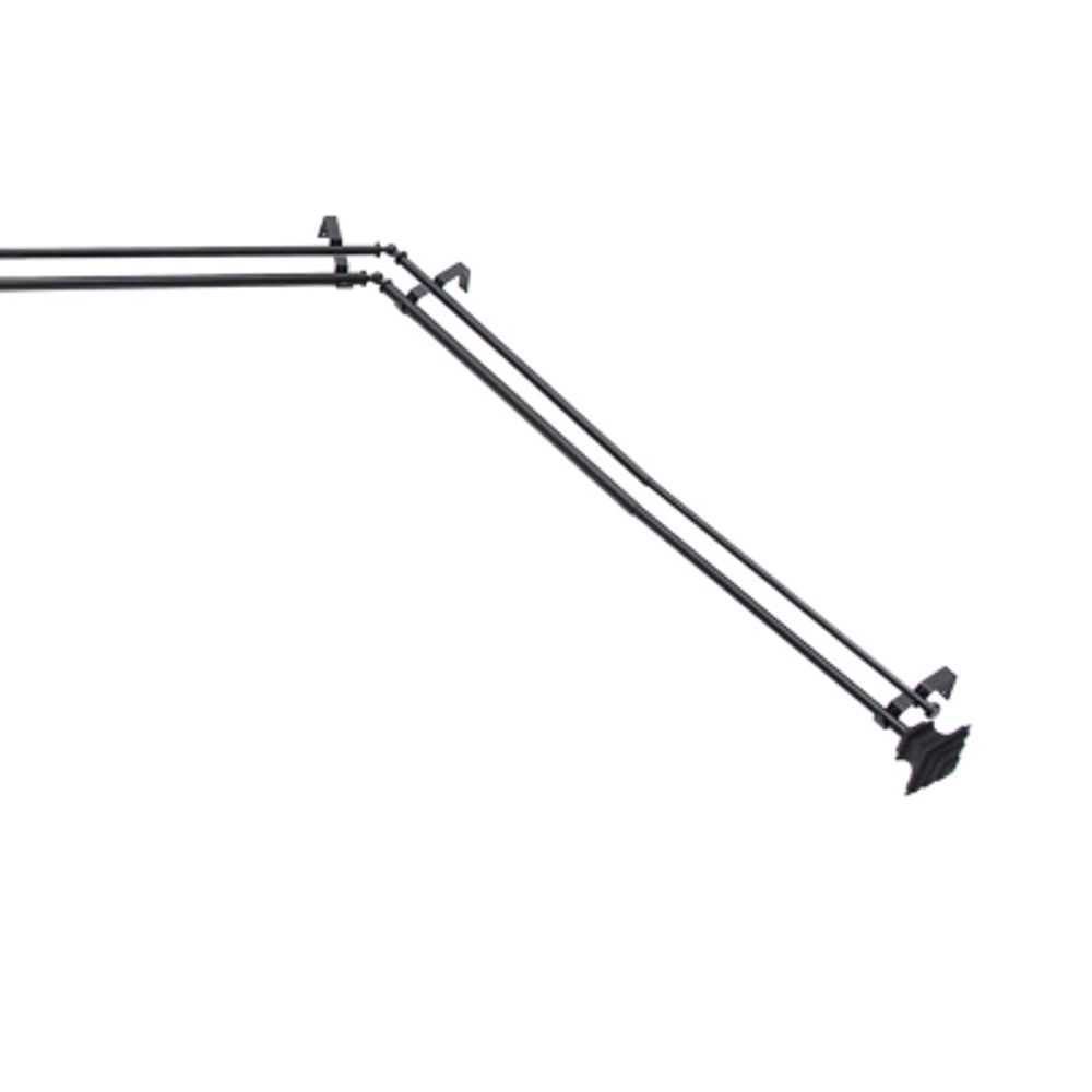 Kenney Mission Square Double Bay Window Rod