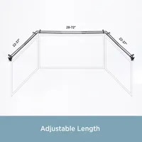 Kenney Mission Square Double Bay Window Rod
