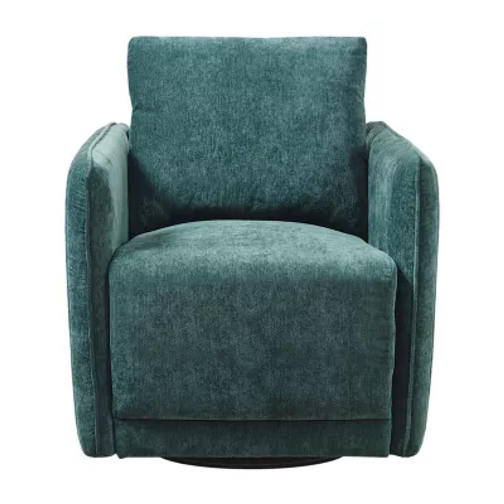 Madison Park Paloma Swivel Upholstered Armchair