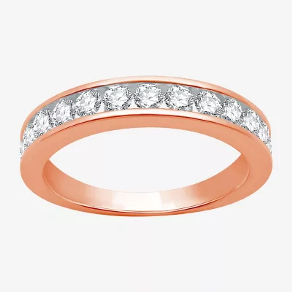 1 CT. T.W. Lab-Grown Diamond Wedding Band 10K or 14K Gold