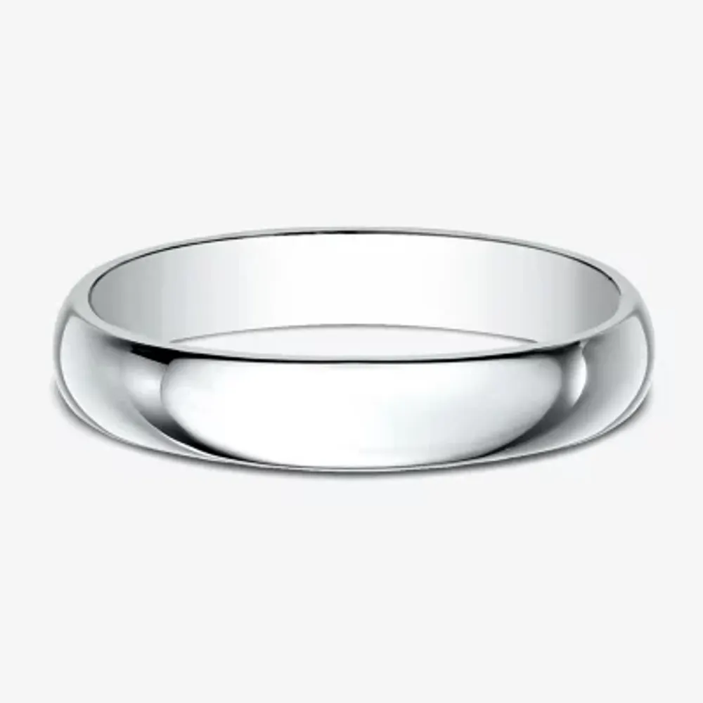Mens 4MM 10K Gold Wedding Band