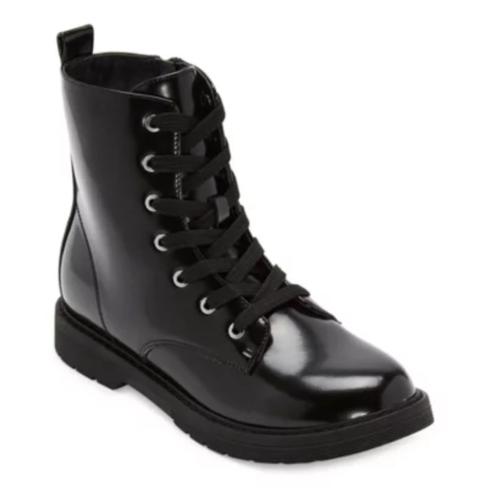 Thereabouts Little & Big Kid Girls Reese Flat Heel Combat Boots