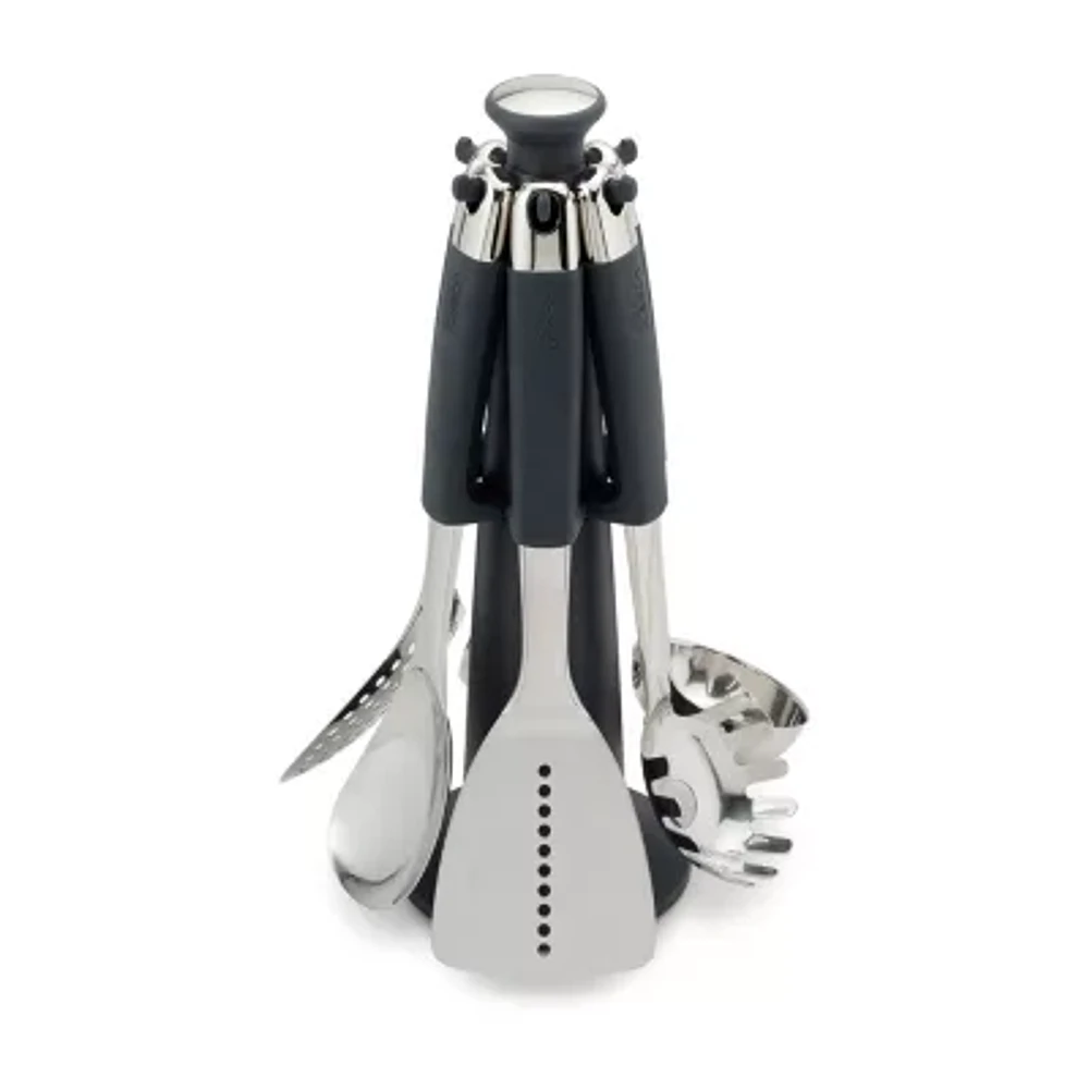 Joseph Joseph Elevate Steel Carousel - Stainless Steel 6-pc. Kitchen Utensil Set