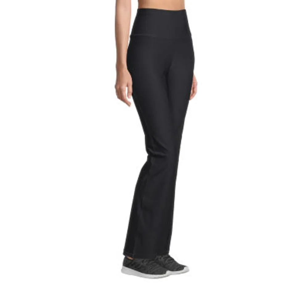 Xersion EverContour Womens Quick Dry Bootcut High Rise Slim Fit Tall Active Pull-On Pant