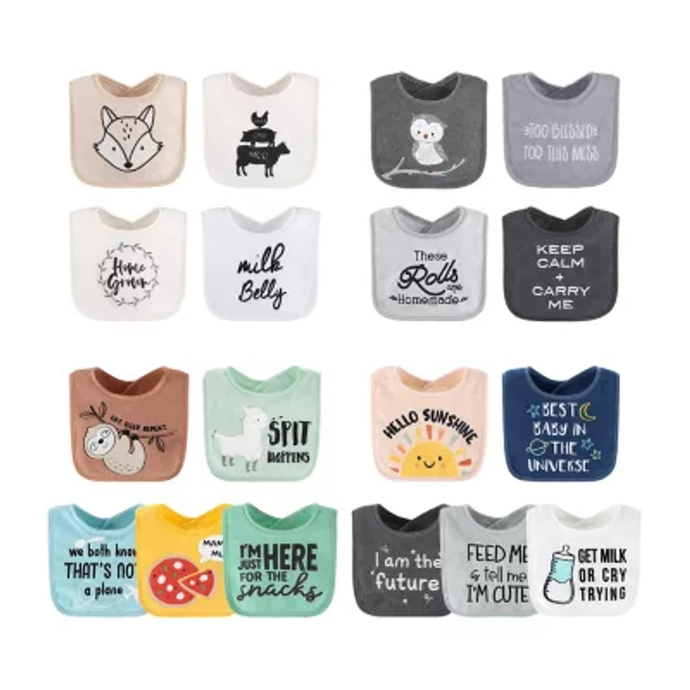 The Peanutshell Unisex 18-pc. Bib