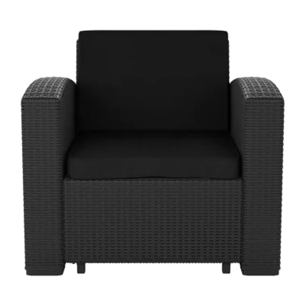 Patio Accent Chair with Cushions