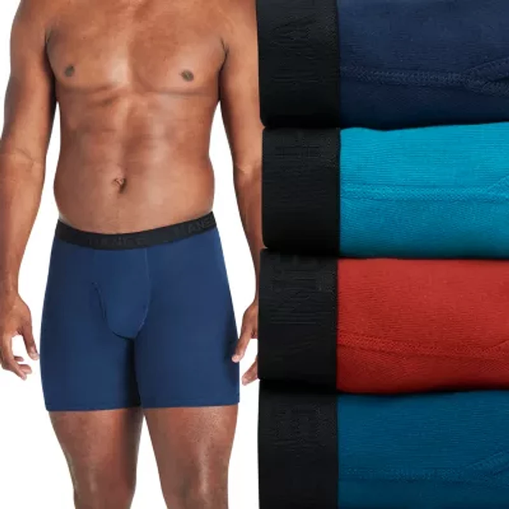 Hanes Mens Big and Tall 4 Pack Boxer Briefs 7702b4