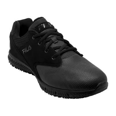 FILA Memory Layers Slip Resistant Mens Walking Shoes Wide Width
