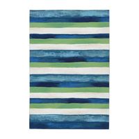 Liora Manne Visions II Painted Stripes Indoor/Outdoor Area Rug