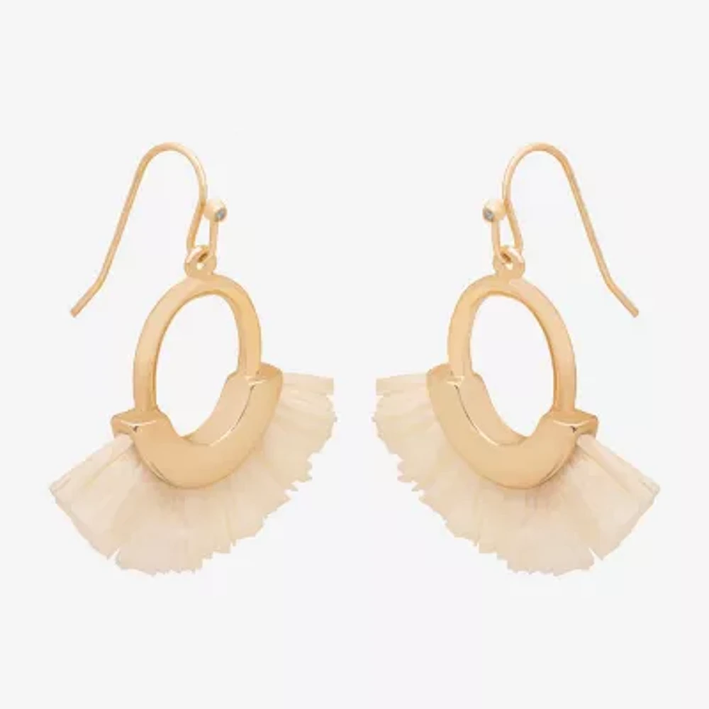 Bijoux Bar Delicates Gold Tone Womens Drop Earrings