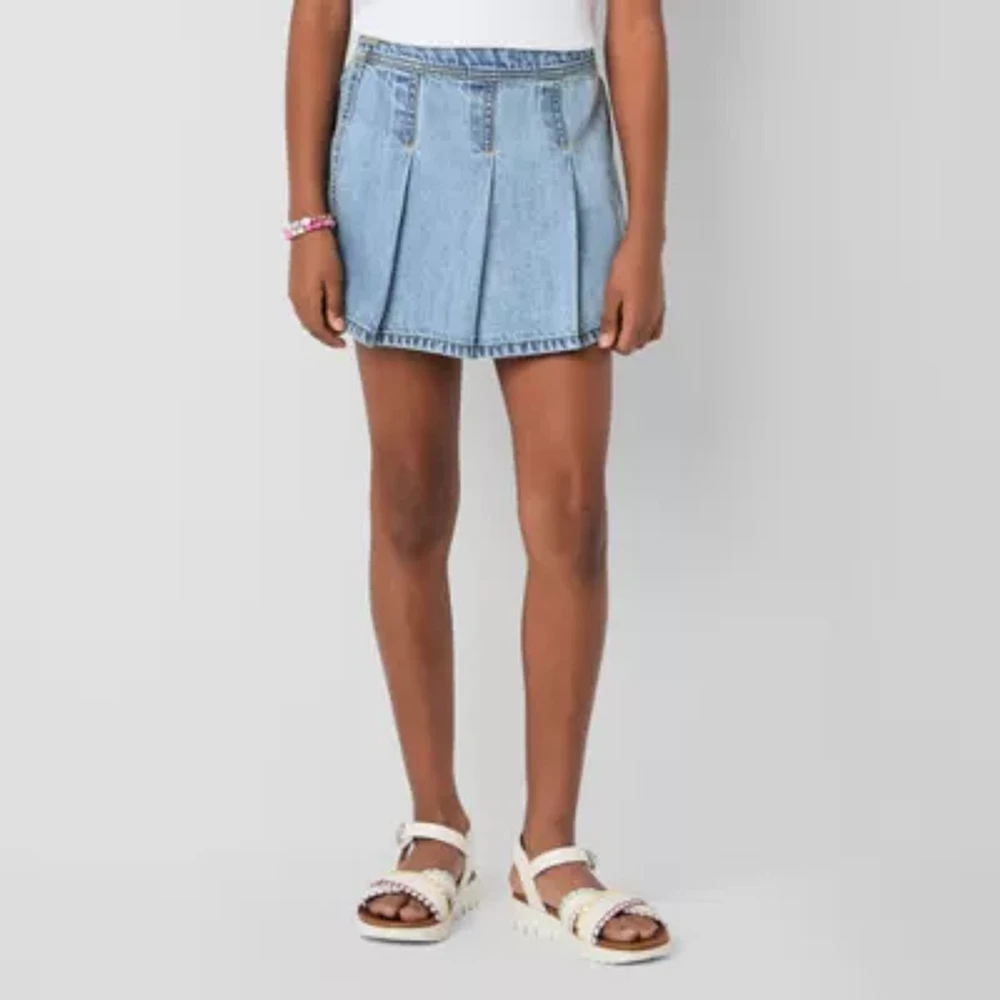 Thereabouts Little & Big Kid Girls Denim Skirt