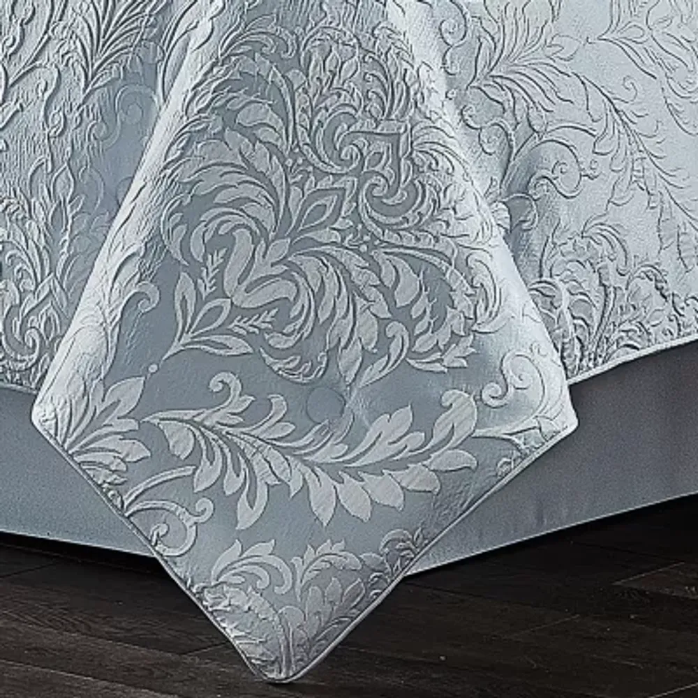 Queen Street Madeline 4-Pc. Damask And Scroll Heavyweight Comforter Set