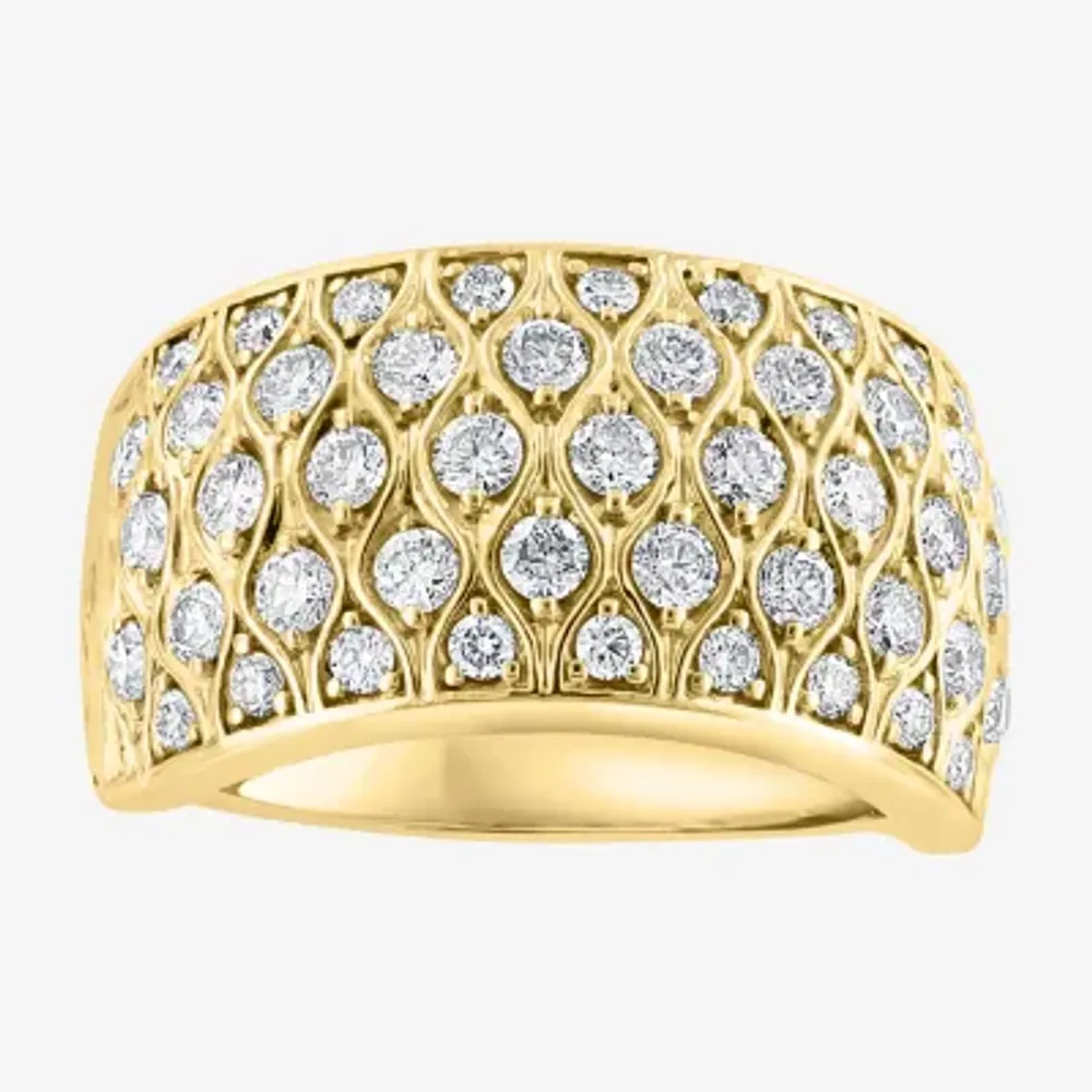 Effy Womens / CT. T.W. Natural White Diamond 14K Gold Band