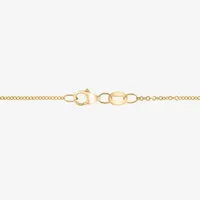 Effy  Womens 1/4 CT. T.W. Natural White Diamond 14K Gold Cross 18 Inch Pendant Necklace