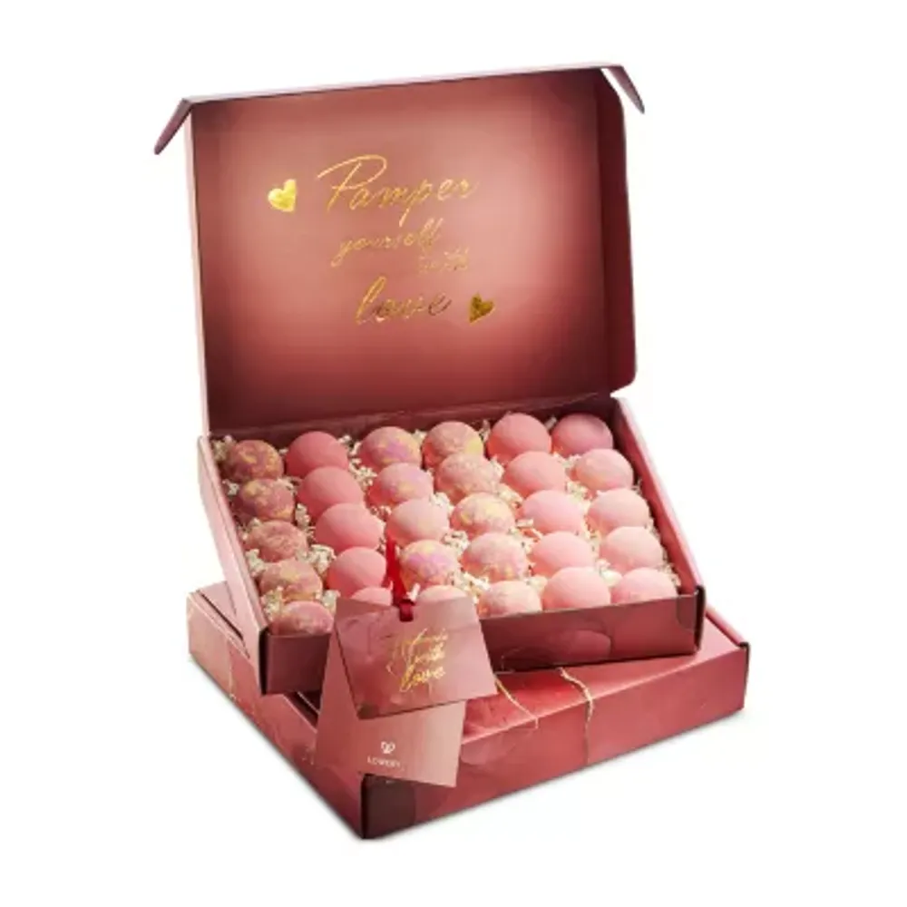 Lovery Handmade Bath Bomb Gift Set - 30pc Bubble Bath Fizzies