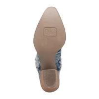Dingo Womens Texas Tornado Stacked Heel Cowboy Boots