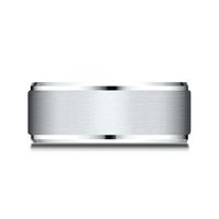 Mens 9mm Cobalt Wedding Band