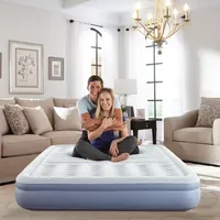Thomasville 12" Queen Lumbar Lift Ti-Zone Support Raised Air Bed Mattress with Express Pump