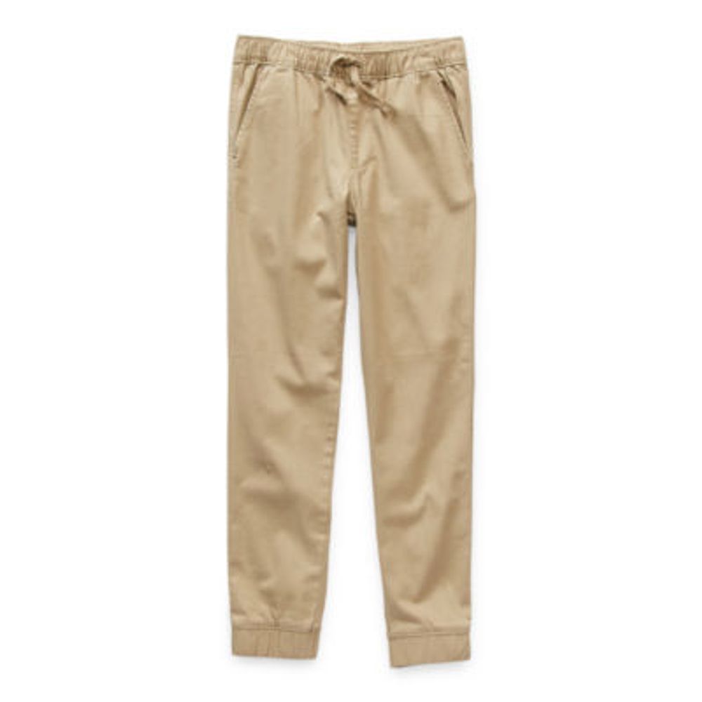 Thereabouts Pull-On Little & Big Kid Boys Stretch Fabric Cuffed Regular Fit Jogger Pant
