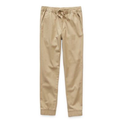 Thereabouts Pull-On Little & Big Kid Boys Stretch Fabric Cuffed Regular Fit Jogger Pant