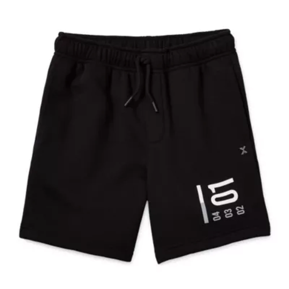 Xersion Little & Big Kid Boys Mid Rise Fleece Pull-On Short